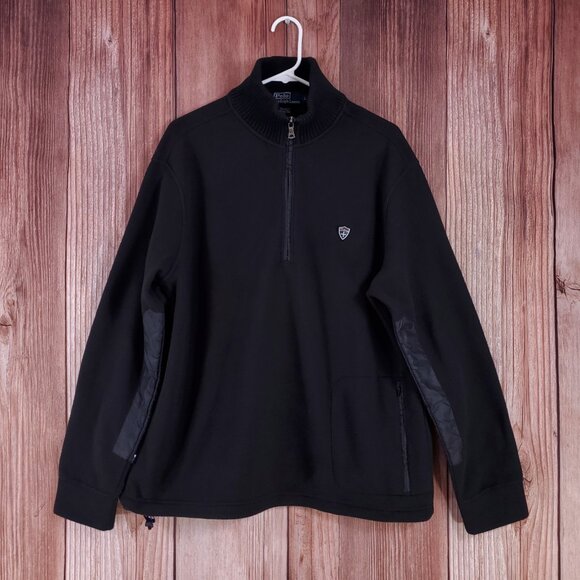 Vintage Polo by Ralph Lauren Mens Large 1/4 Zip Fleece Pullover RL Crest PRL - Picture 2 of 13